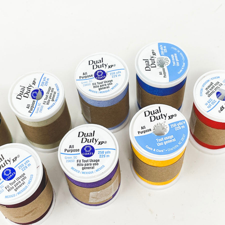 Mixed Colors - Coats All Purpose Dual Duty XP Thread - 250 yds