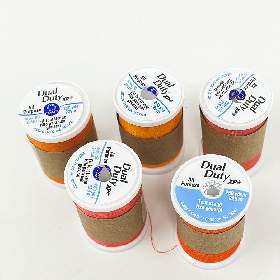 Oranges - Coats All Purpose Dual Duty XP Thread - 250 yds
