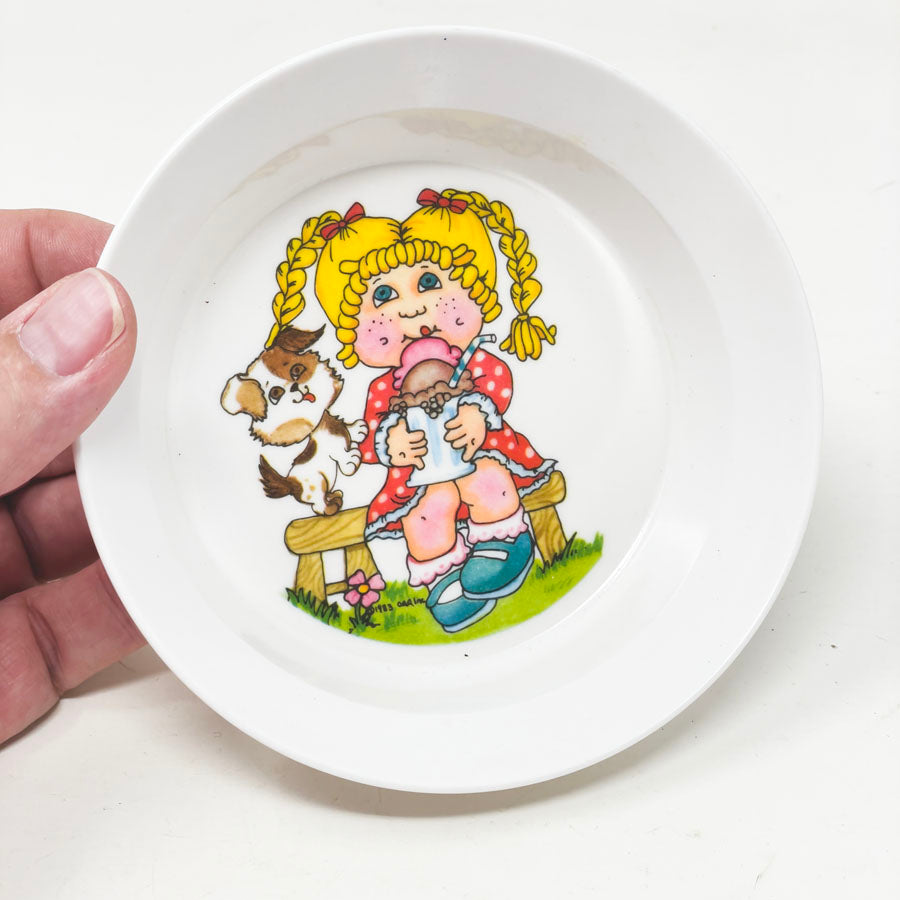 1980s Melamine Cabbage Patch Bowl