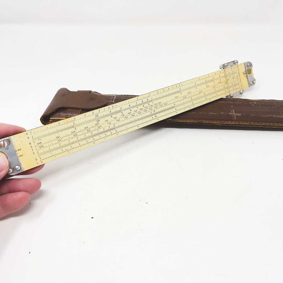 Vintage Pickett Slide Rule with Case
