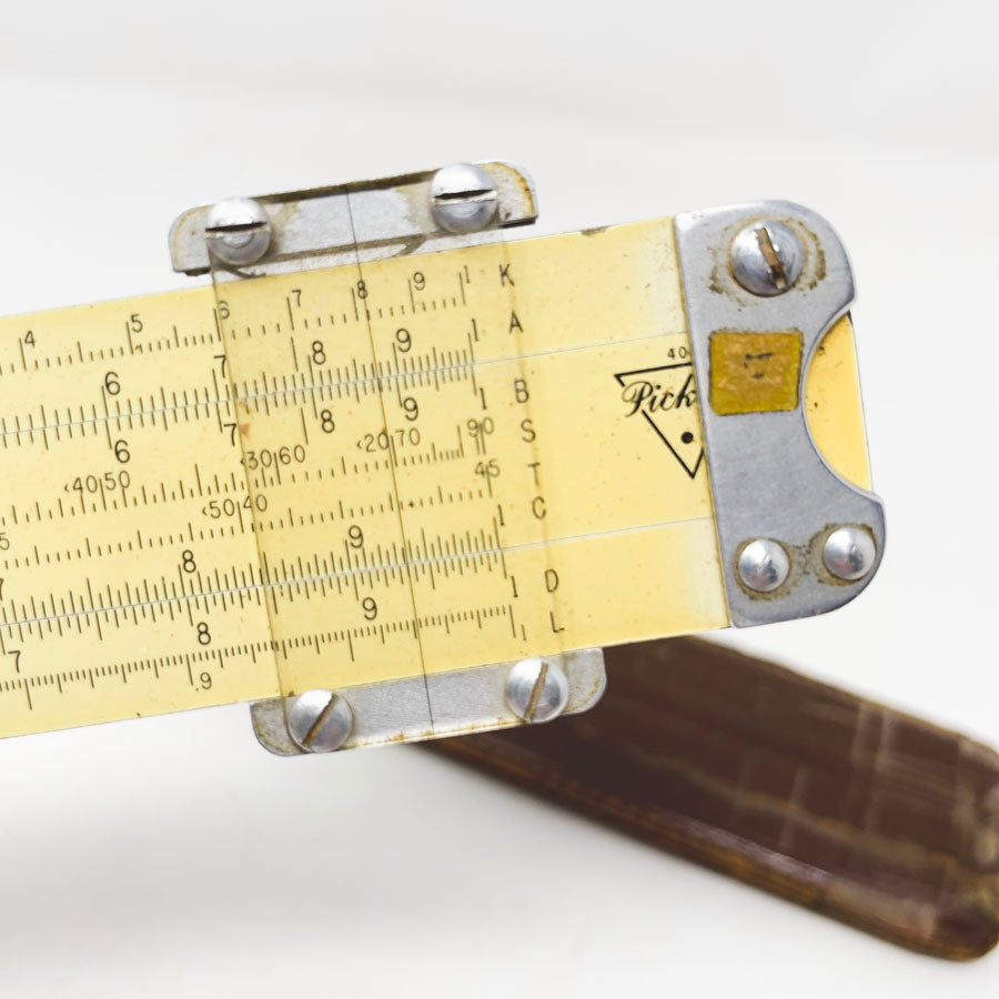 Vintage Pickett Slide Rule with Case