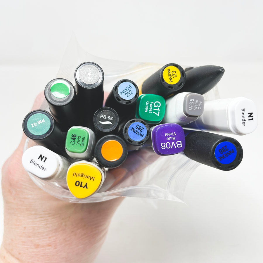 Large Bundle of Dual Tip Art Markers