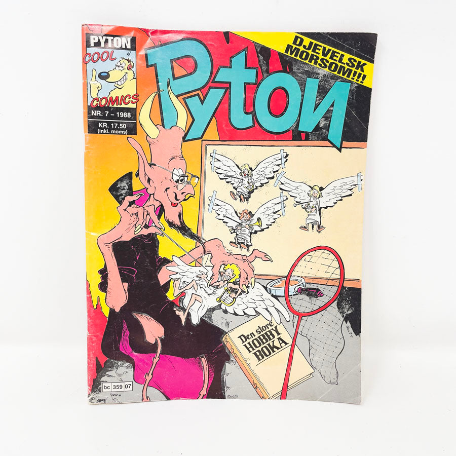 Pyton Nr. 7 – 1988 Norwegian Satirical Comic