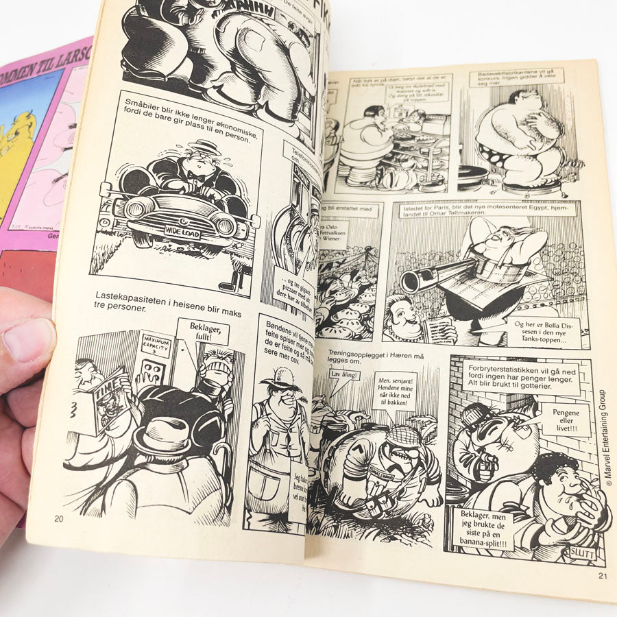 Pyton Nr. 7 – 1988 Norwegian Satirical Comic