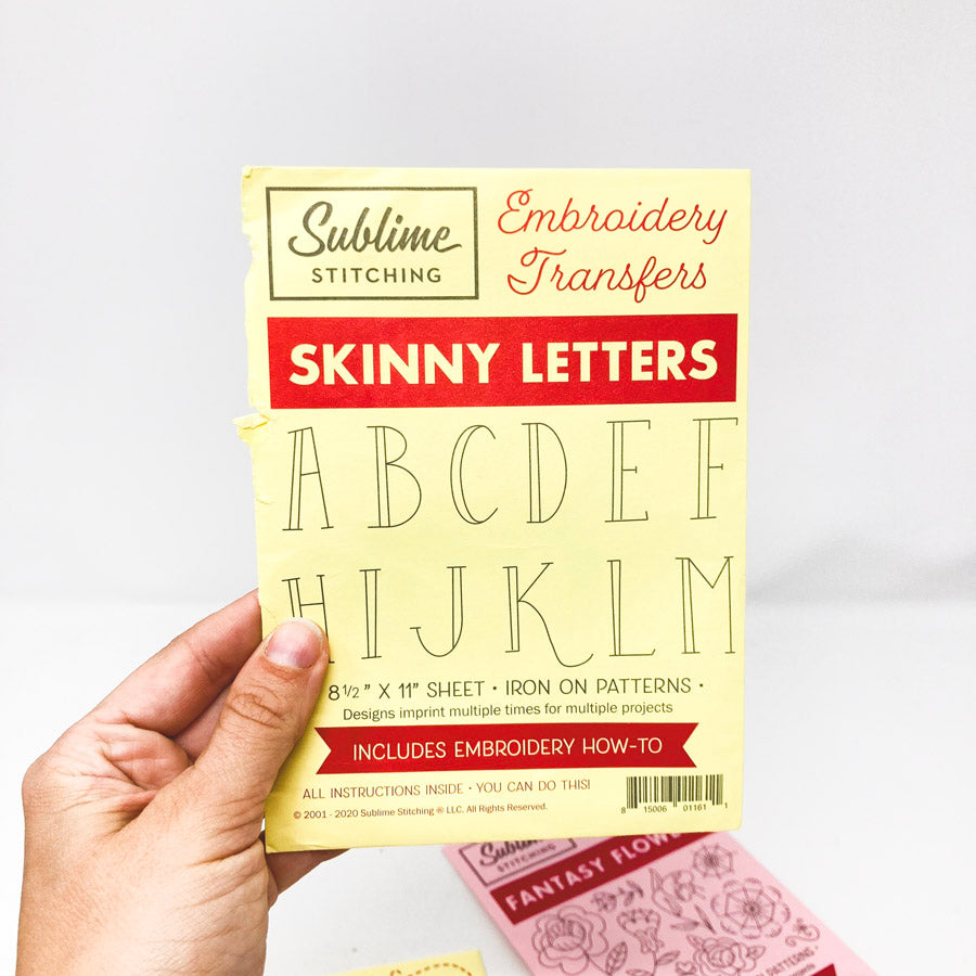 Sublime Stitching Embroidery Transfers - Pick a Design