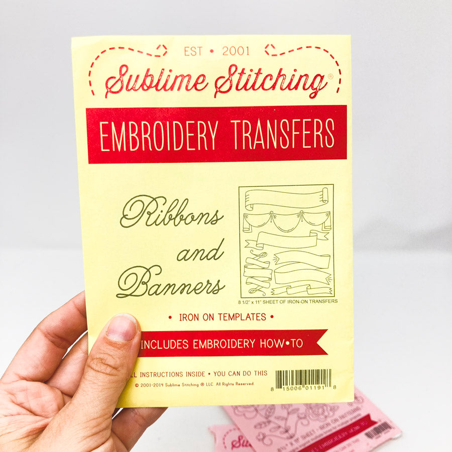 Sublime Stitching Embroidery Transfers - Pick a Design