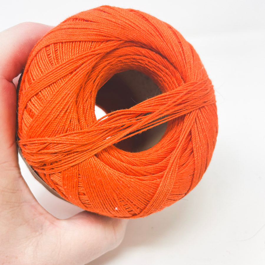 Mercerized Cotton Thread in Orange