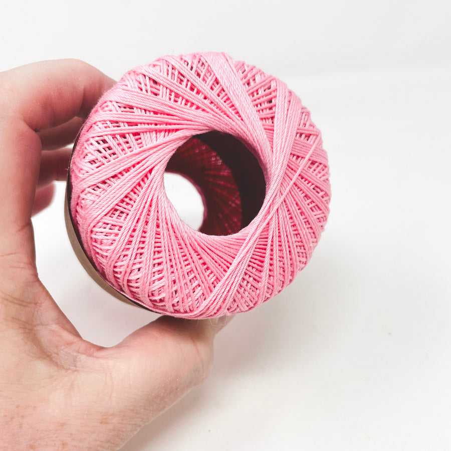 Mercerized Cotton Thread in Pink