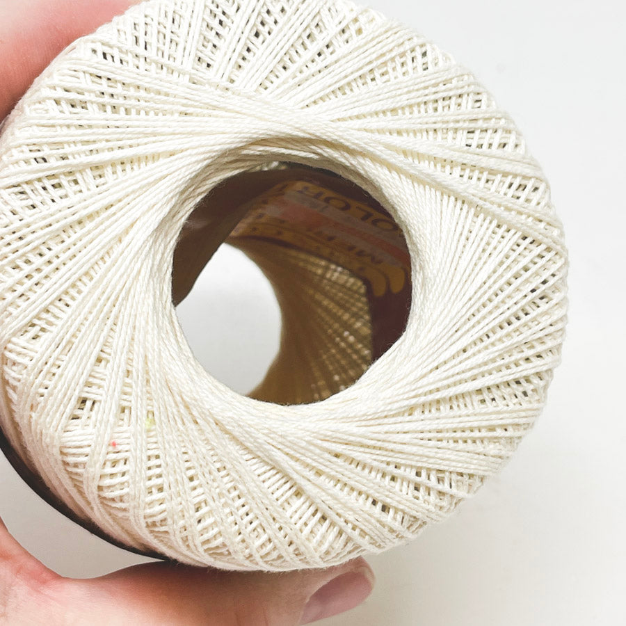 South Maid Mercerized Cotton Thread in White