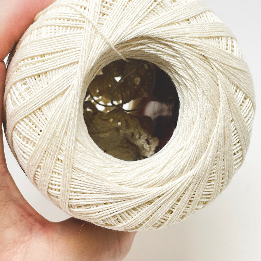 South Maid Mercerized Cotton Thread in White