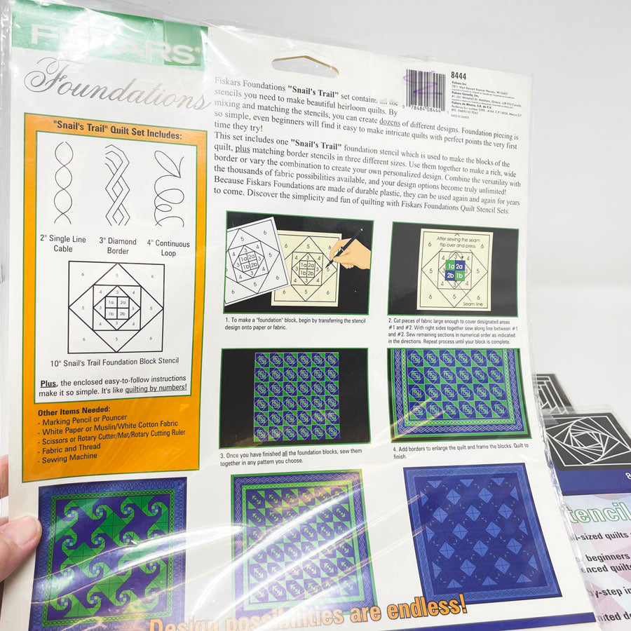 Fiskars Foundations Quilt Stencil Sets