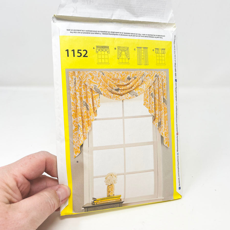 Simplicity 1152 – Curtains Sewing Pattern