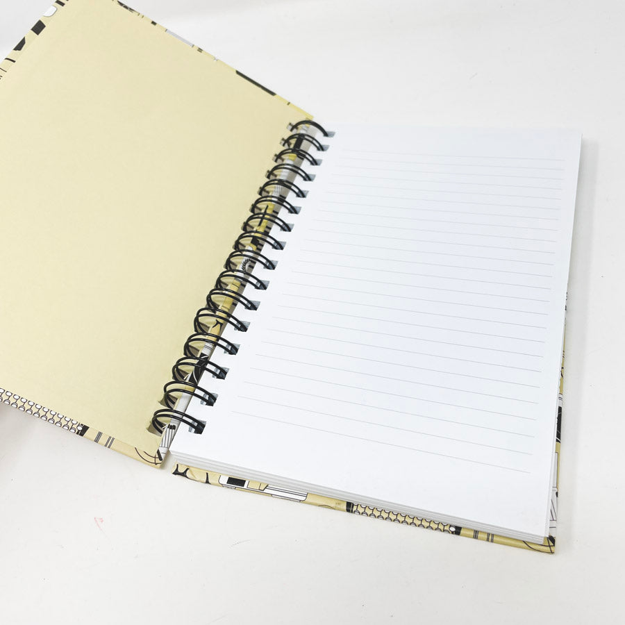 Old Timey Implements Spiral Bound Journal