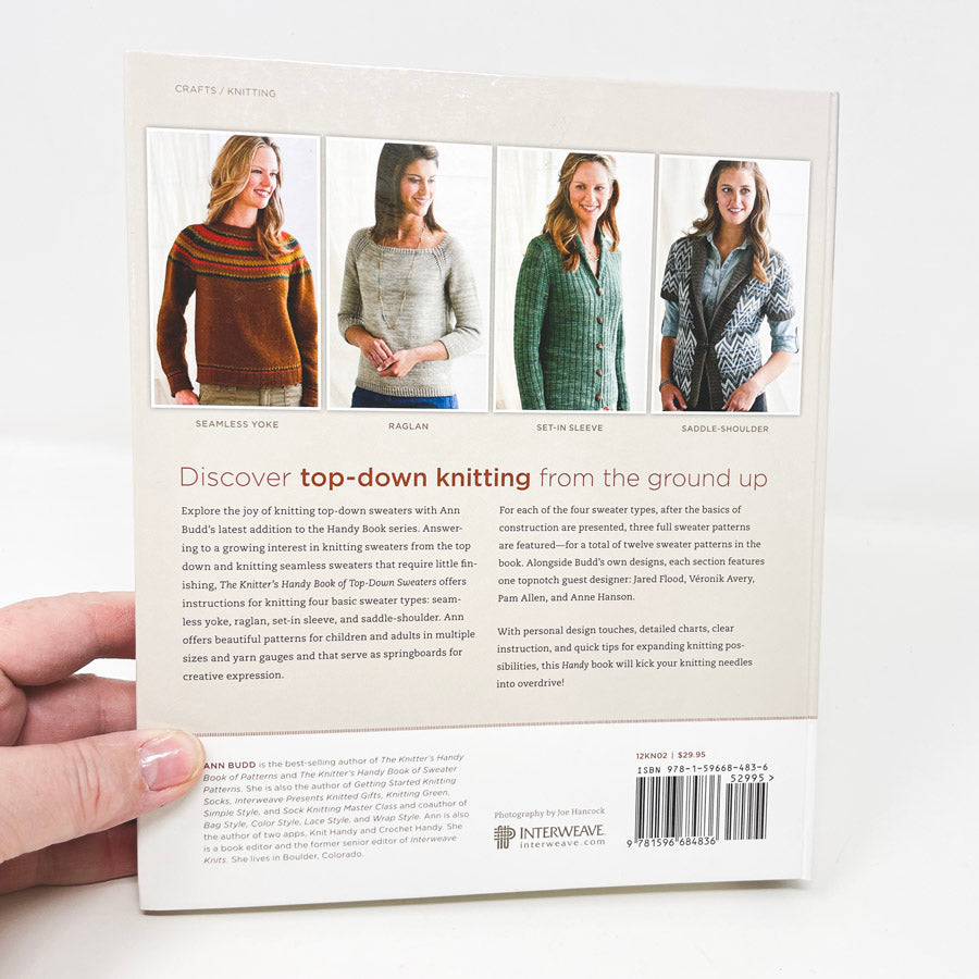 Top Down Sweaters Book by Ann Budd