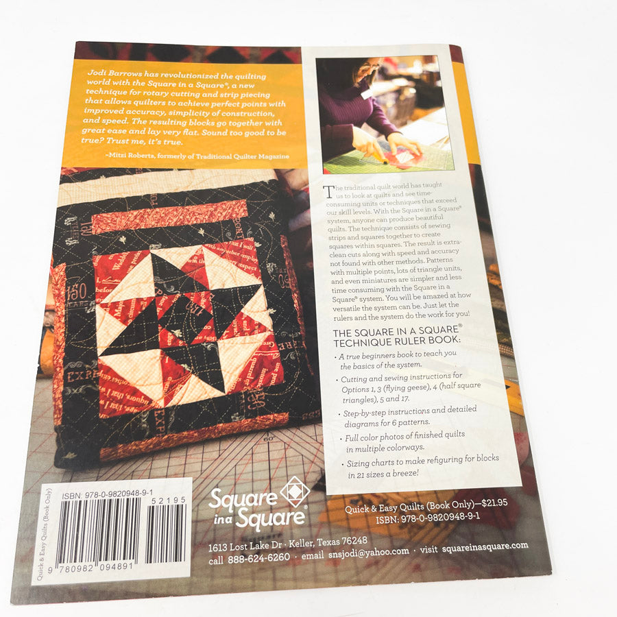 Quick & Easy Quilts – Square in a Square by Jodi Barrows