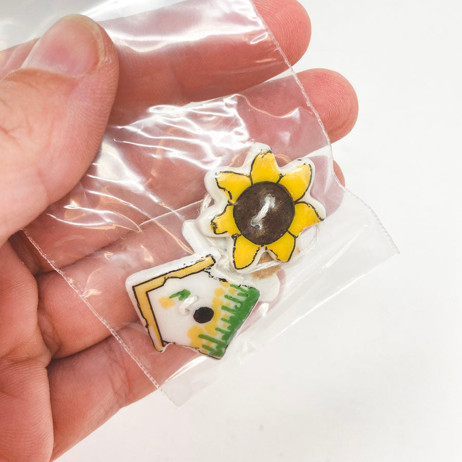 Decorative Painted Buttons