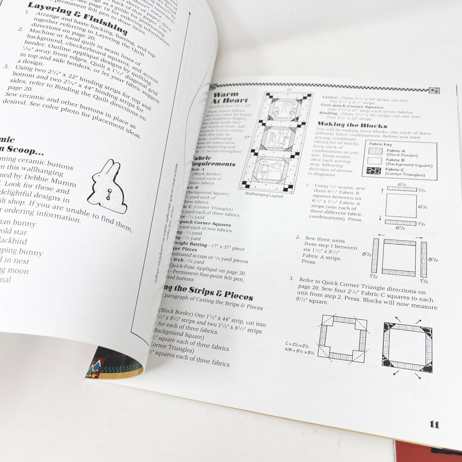 Debbie Mumm Decorative Quilting Pattern Books