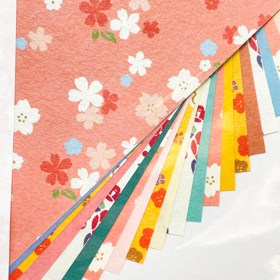 NEW // Washi Origami Paper – Mini Floral Patterns