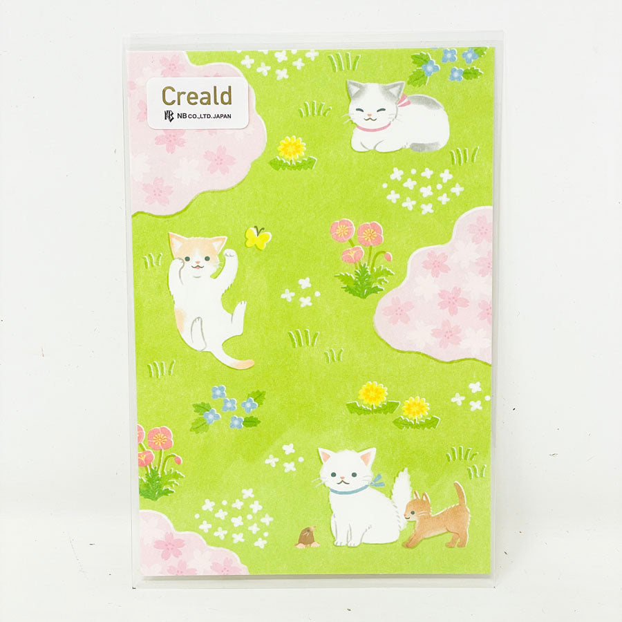 NEW // Spring Cats Postcard by Kazuemon