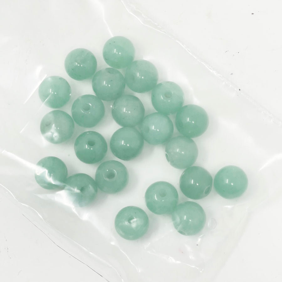 Small Bag of Sea Green Round Beads
