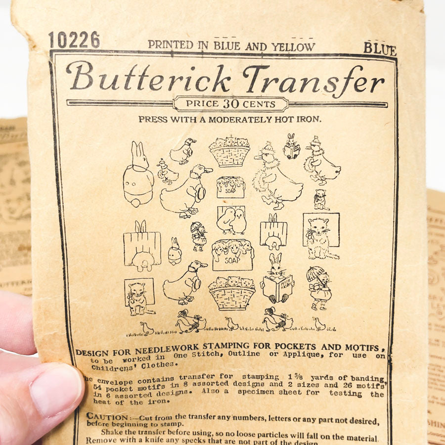 Bundle of Antique Transfer Patterns