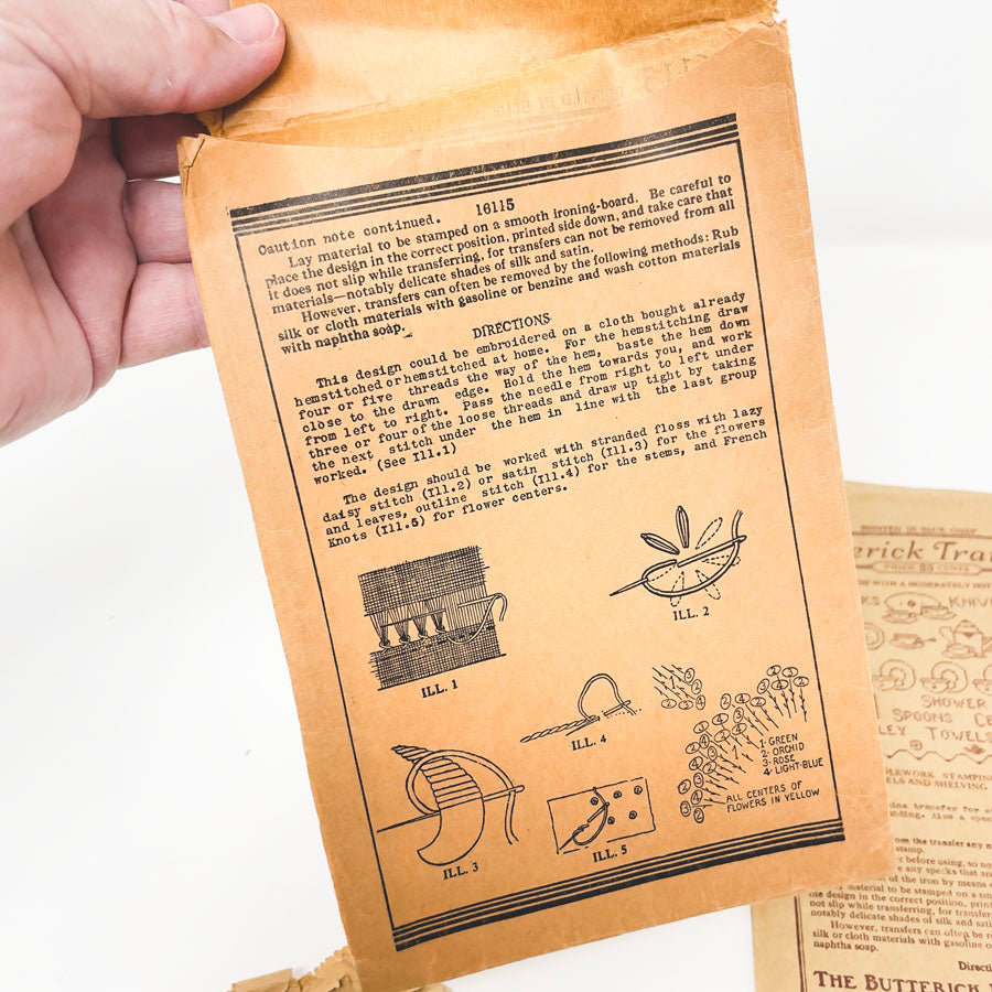 Bundle of Antique Transfer Patterns