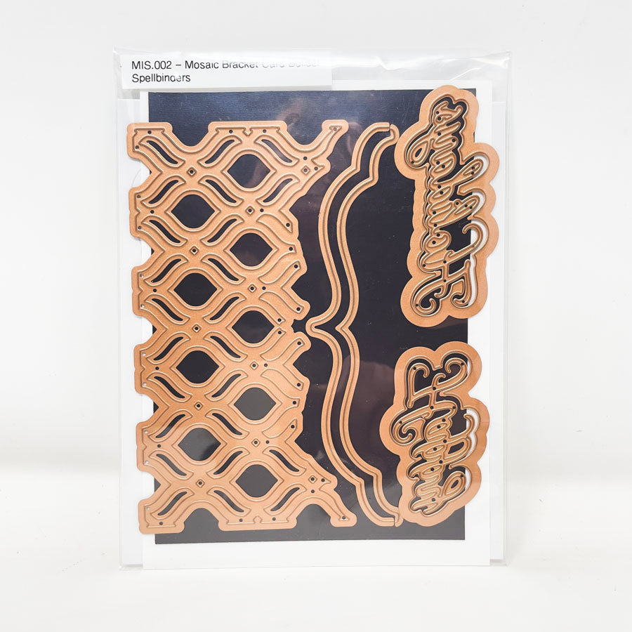Mosaic Bracket Card Builder - Spellbinders Cutting Die