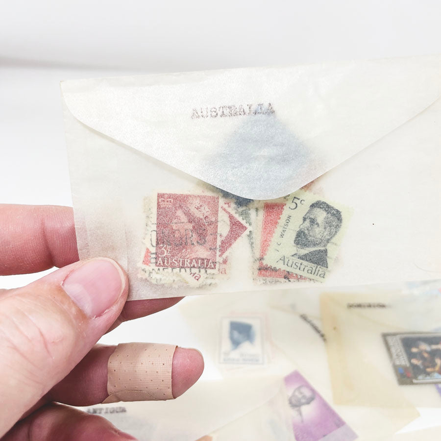Island Nations – Vintage Collector Postage Stamp Sets