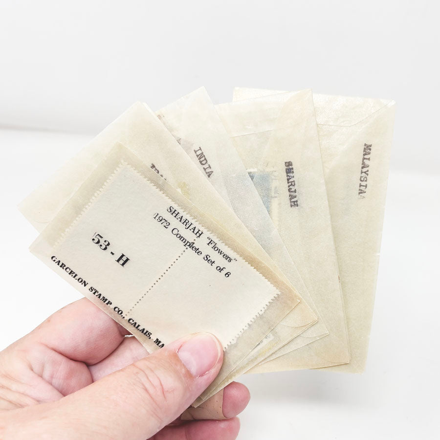 Asia/Middle East – Vintage Collector Postage Stamp Sets