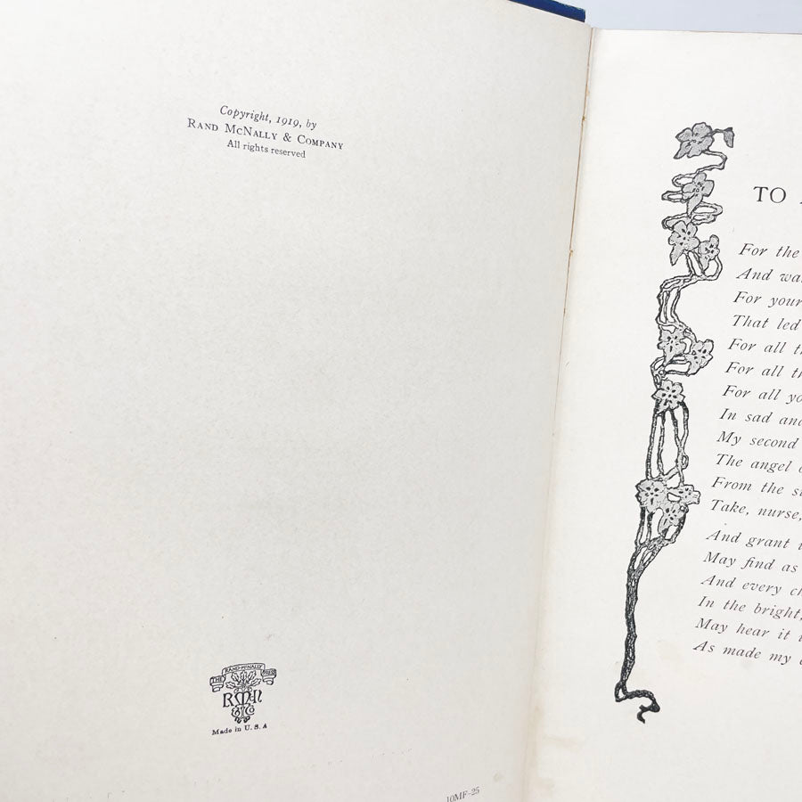 Antique A Child's Garden of Verses Book by Robert Louis Stevenson