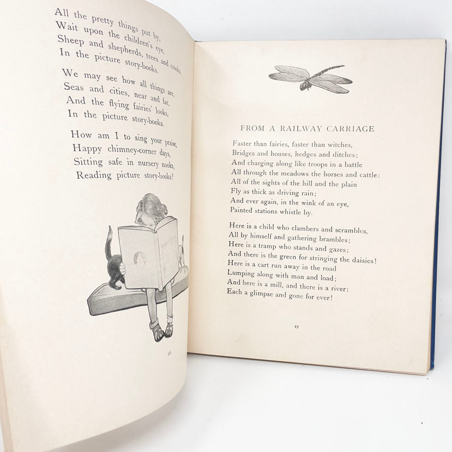 Antique A Child's Garden of Verses Book by Robert Louis Stevenson