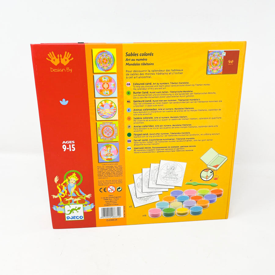Djeco Art by Numbers - Colored Sand Kit