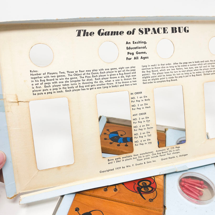 Vintage Space Bugs Game