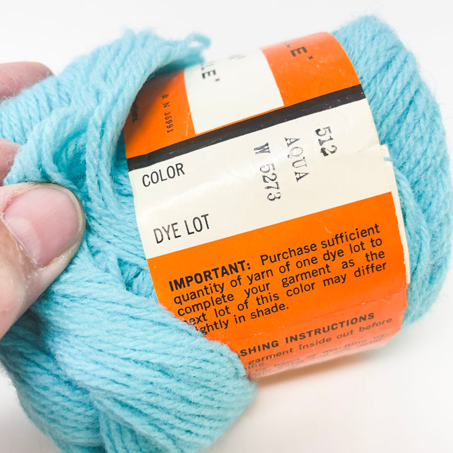 Orlon Sayelle Sport Yarn - Aqua
