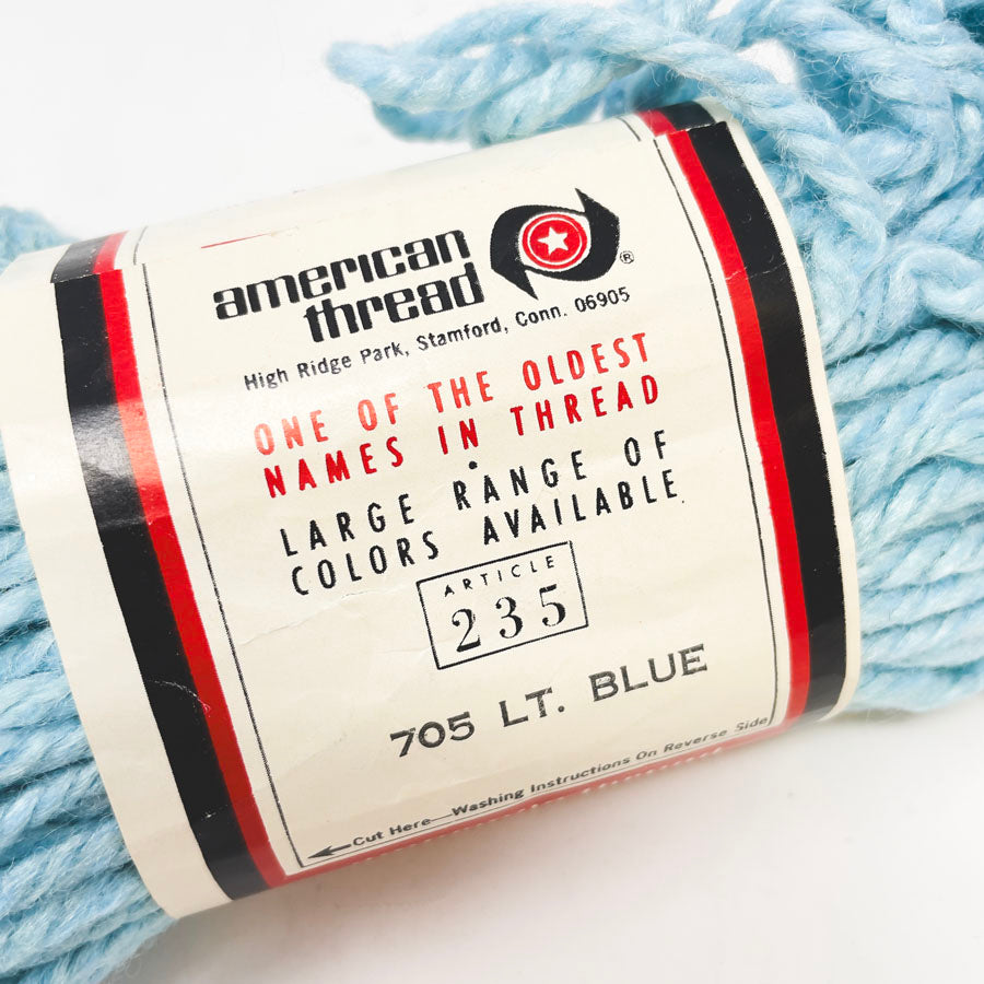 Aunt Lydias Heavy Rug Yarn - Lt. Blue
