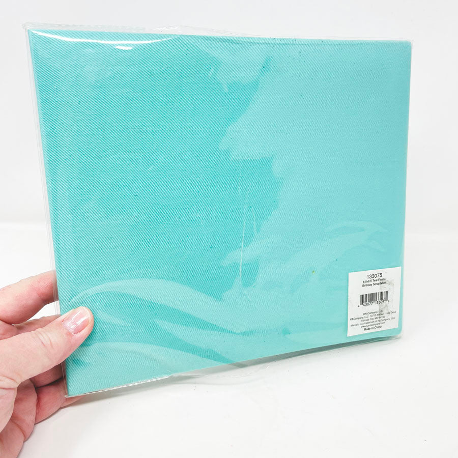 Teal Birthday Scrapbook