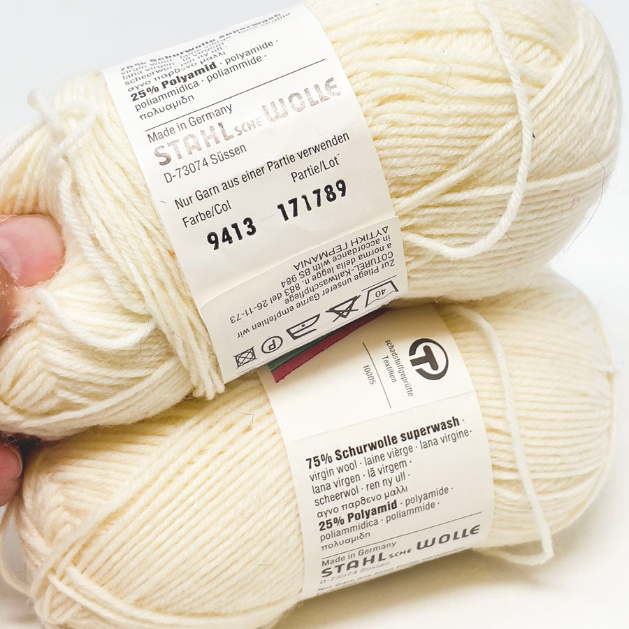 Stahl Wolle Socka 50 Sport & Strumpf Wool Blend Yarn