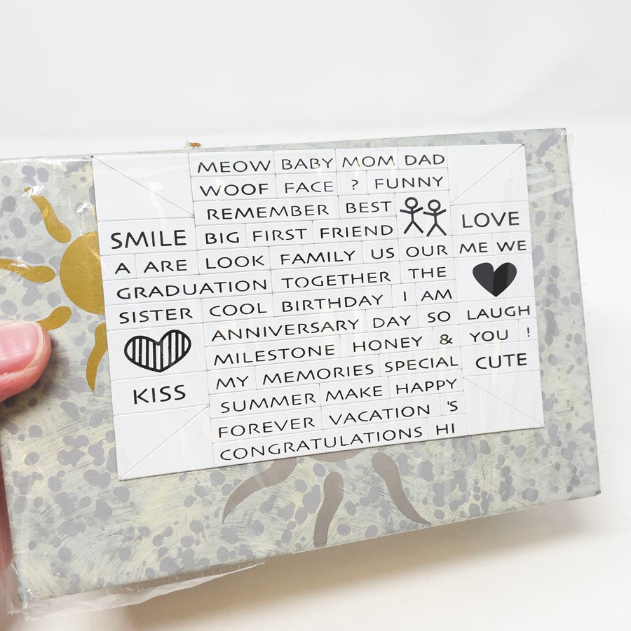 Burnes Tin Magnetic Expression Photo Box
