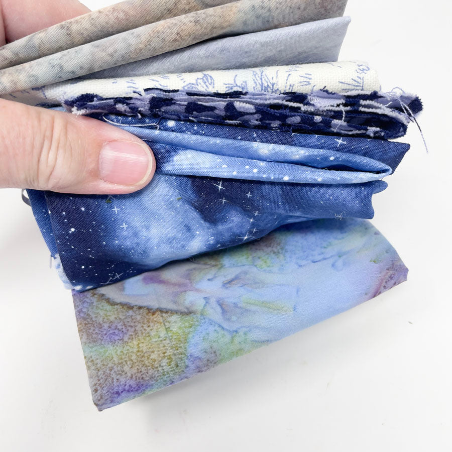 Scrappy Blues Fabric Bundle