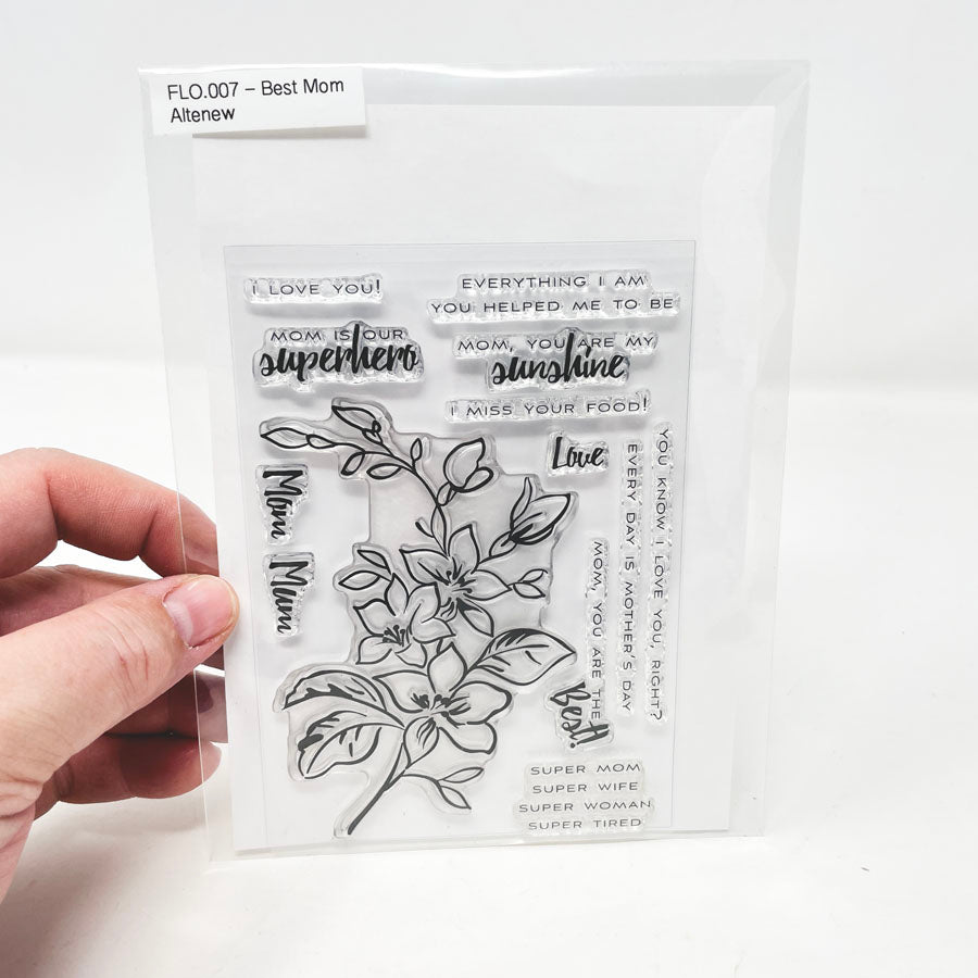 Best Mom - Altenew Stamp and Die Set