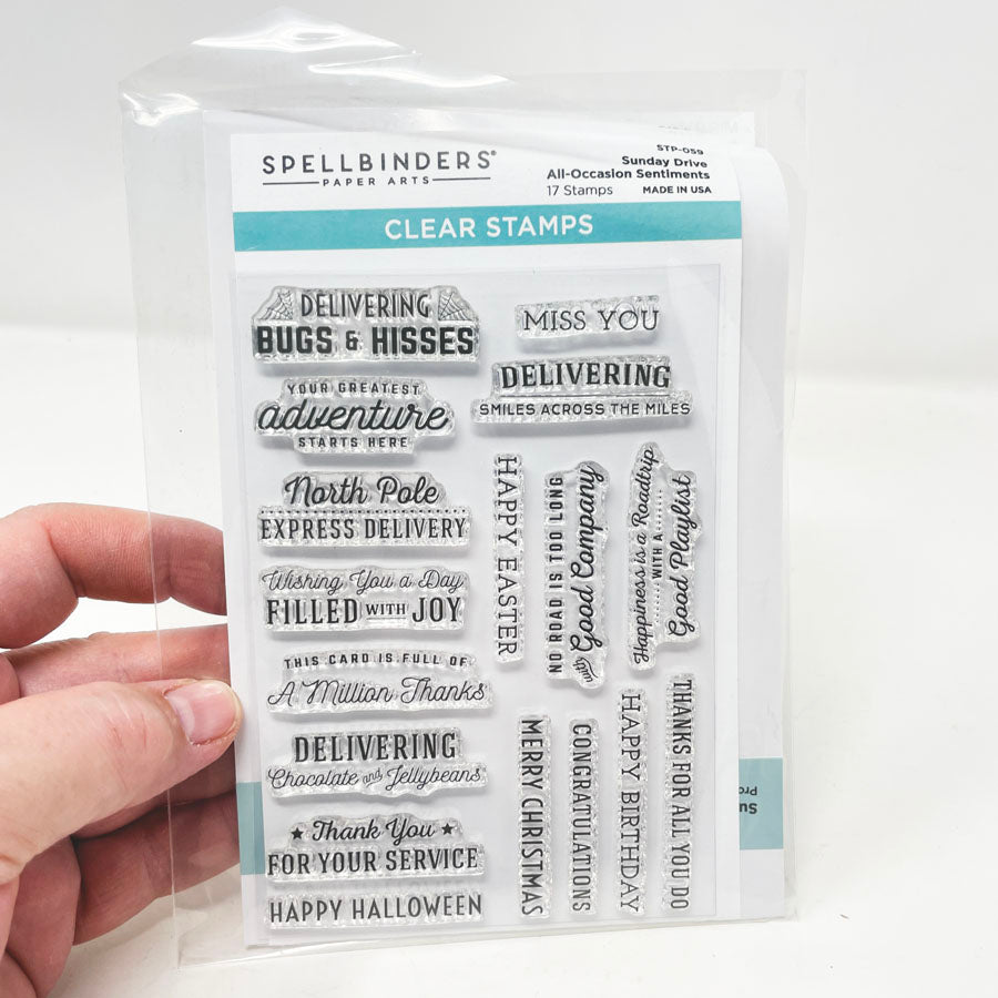 Sunday Drive - Spellbinders Stamp and Die Set