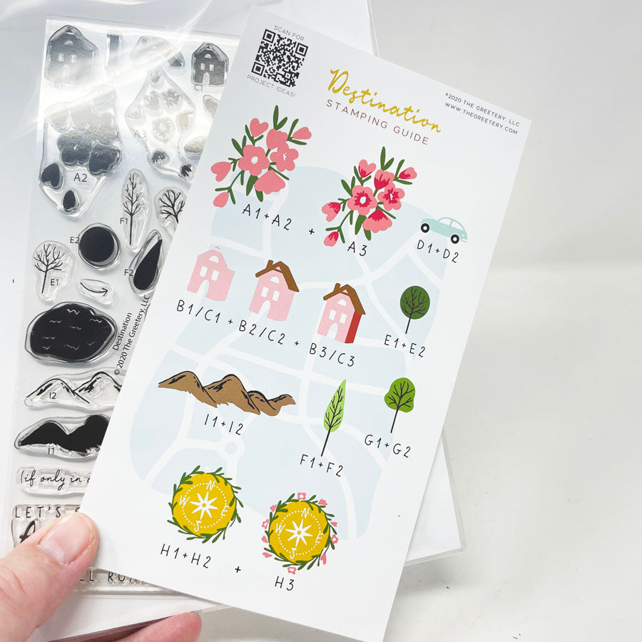 Destination - The Greetery Stamp and Die Set