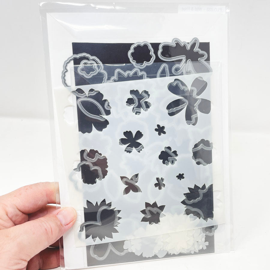Wild & Free - Altenew Stamp, Stencil, and Die Set
