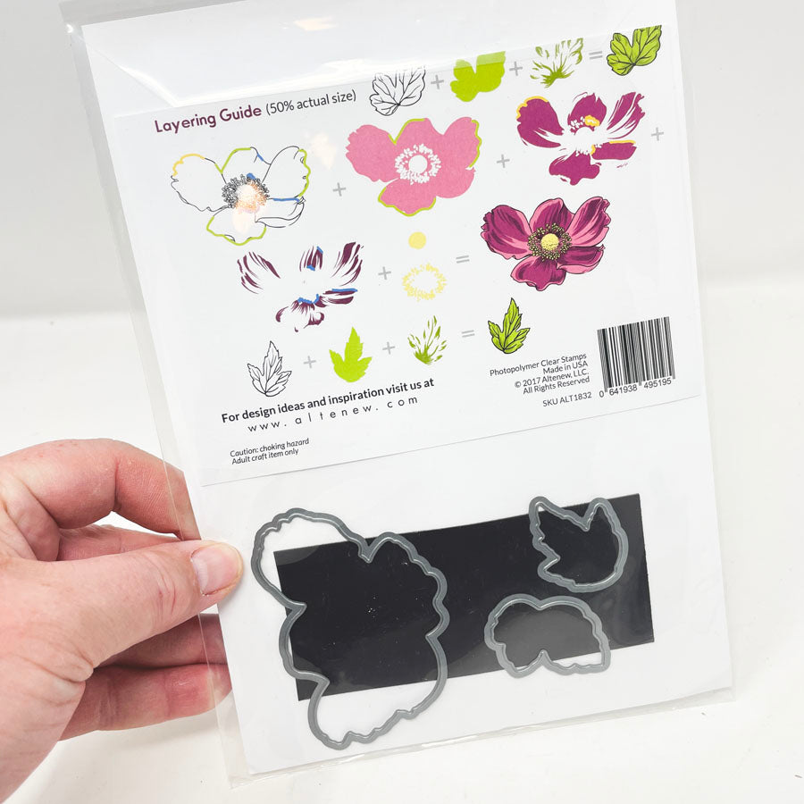 Anemone - Altenew Stamp and Die Set