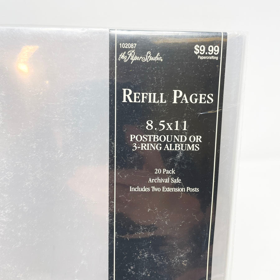 The Paper Studio 8.5" x 11" Scrapbook Refill Pages