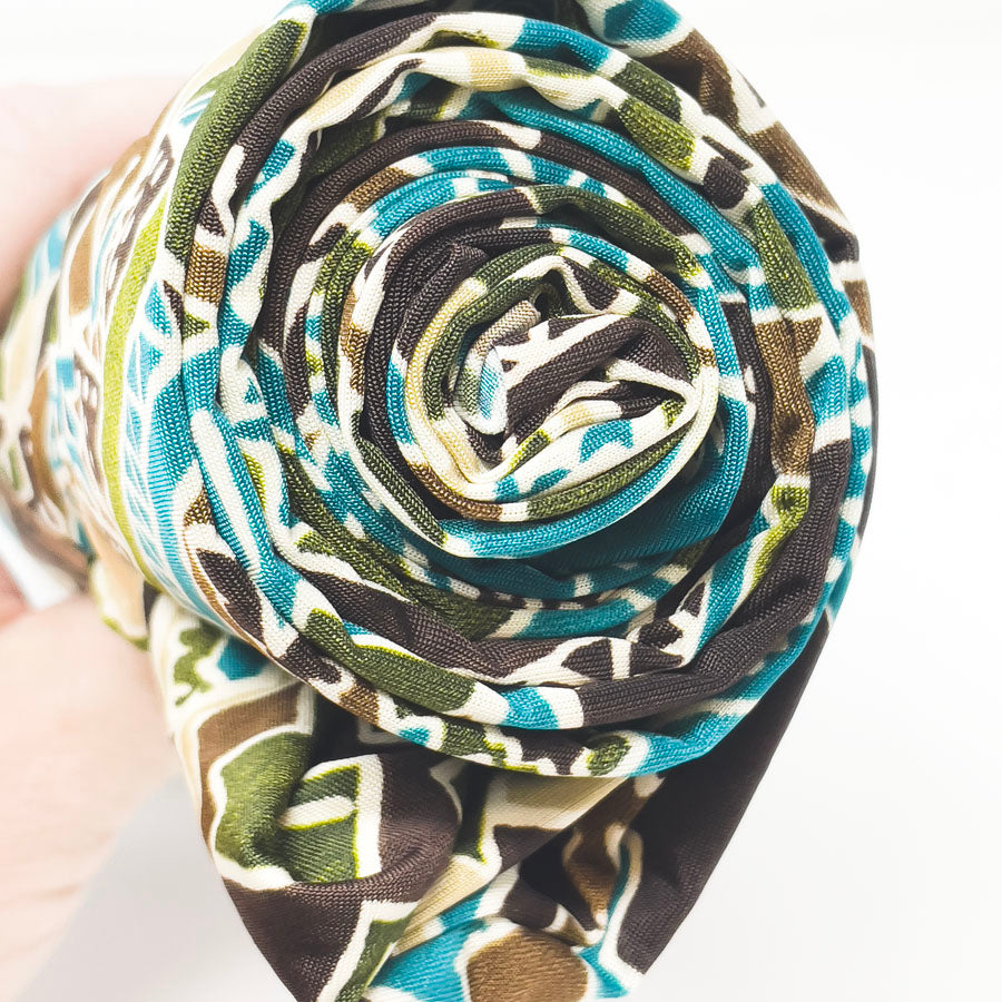 1 Yd - Tribal Pattern Polyester Fabric