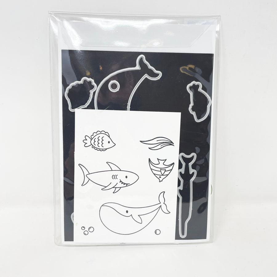 Birthday Fishes – Pawsome - Stamp and Die Set