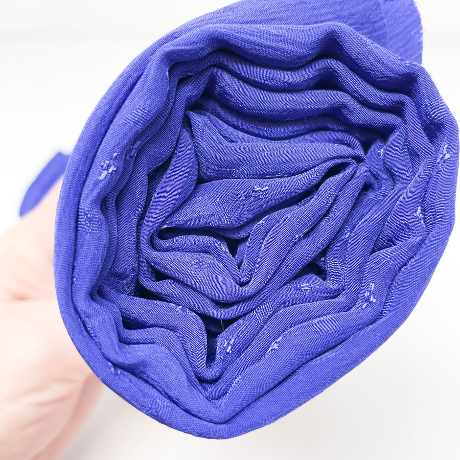 3 Yds - Royal Blue Polyester Fabric