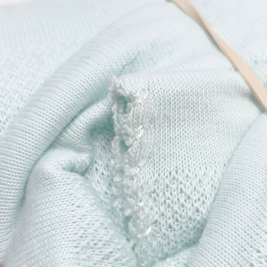 2 Yds - Seafoam Textured Jersey Fabric