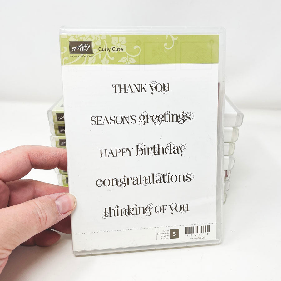 Stampin' Up Cling Stamp Sets